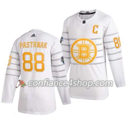 Adidas Maillot de Hockey Boston Bruins David Pastrnak 88 Blanc 2020 NHL All-Star Authentic - Homme